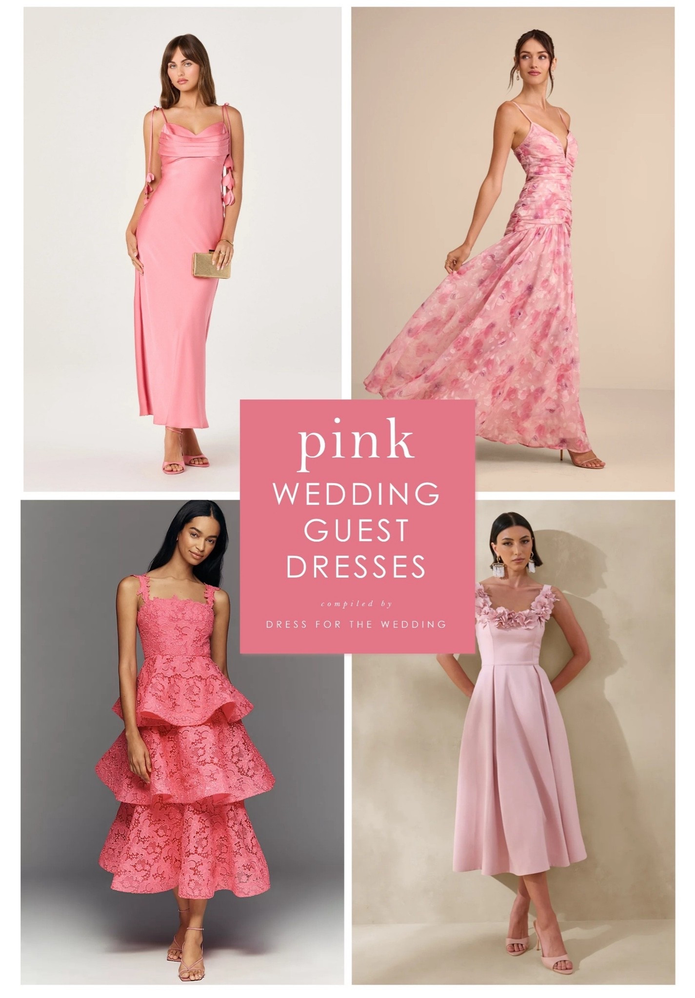 We found 30 of the prettiest pink dresses for weddings. Pink wedding guest dresses for semi formal, casual,  formal and black tie dress codes. Pink midi dresses, maxi dresses and formal gowns for summer weddings 🌸💕 Styles from @ASTR the Label @Lulus  @Anthropologie and more!

#LTKgrwm #LTKootd #LTKWedding

#LTKgrwm #LTKootd #LTKWedding