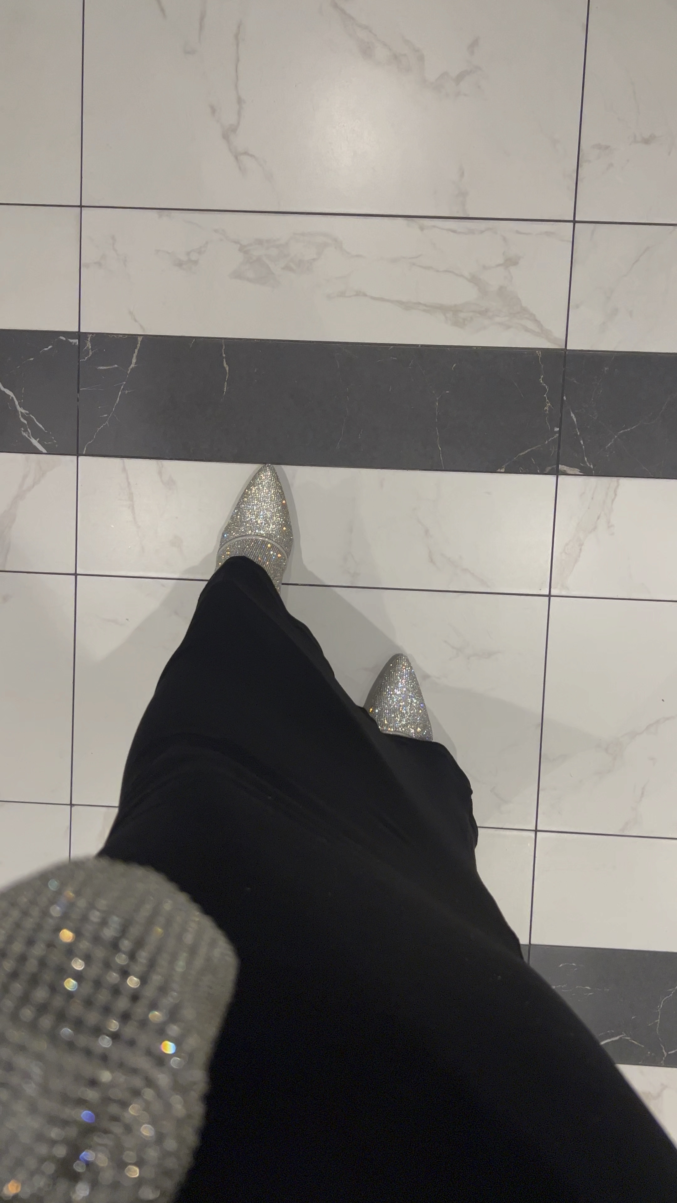 All that glitters✨🖤  what woman doesn’t love sparkly things. I walked all night in these shoes and my feet were fine. 

#LTKBeauty #LTKVideo #LTKShoeCrush