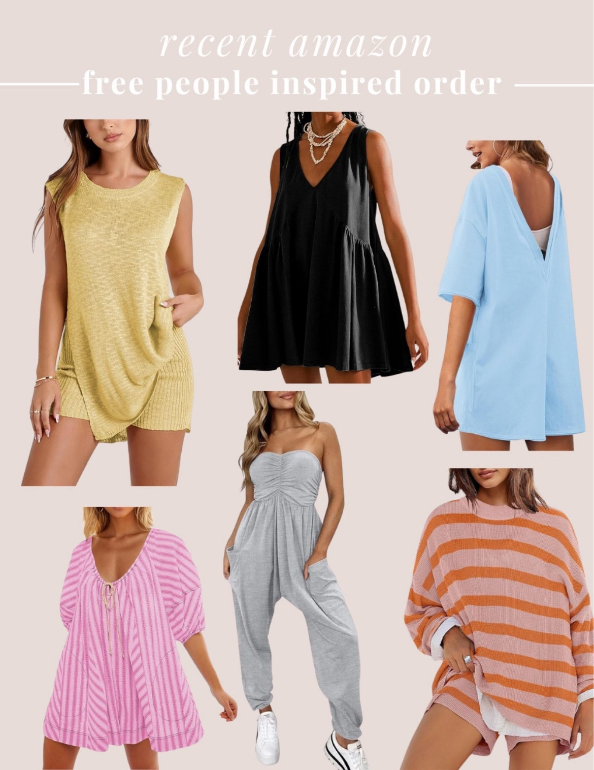 Free People inspired Amazon haul!! So excited for these bump-friendly pieces to come in! 

Got a medium in all!

#LTKBump #LTKSeasonal #LTKSummerEdit
