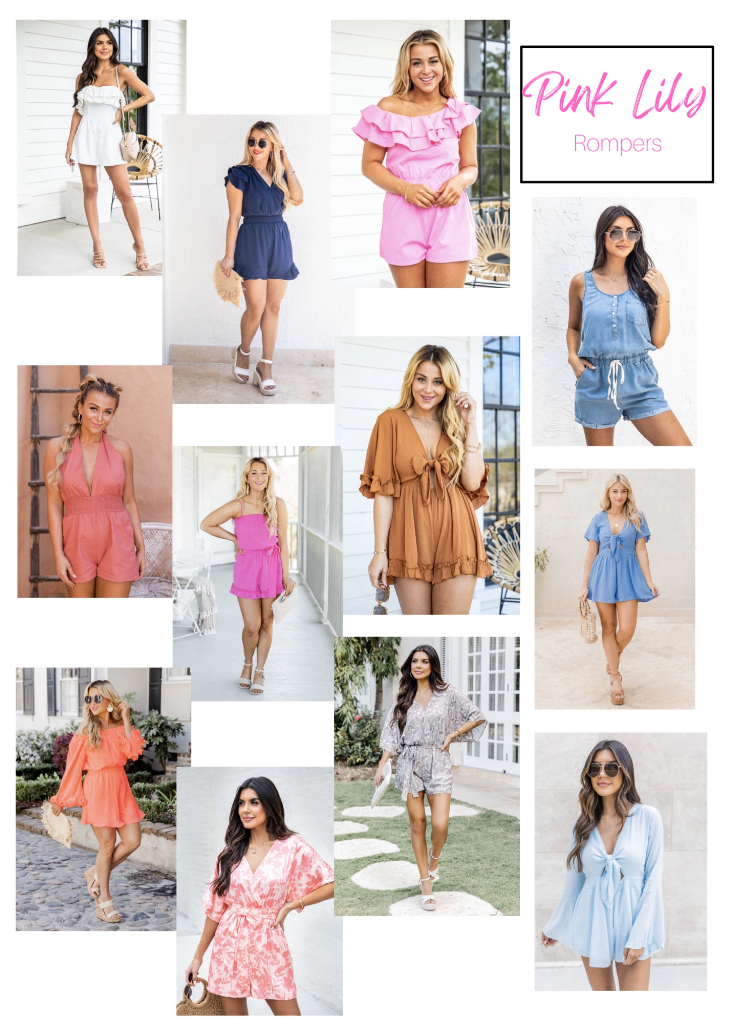 Rompers are always my go to!! Great for all curves and perfect for spring and summer!! 

#LTKunder50 #LTKstyletip