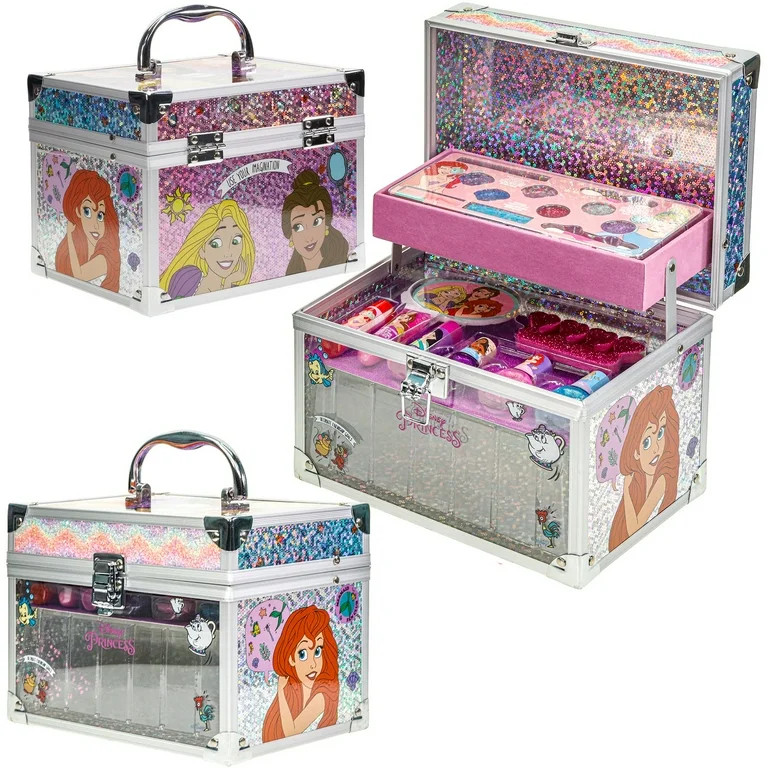 Disney Princess - Townley Girl Kids' Makeup Set With Train Case for Ages 3+ | Walmart (US)