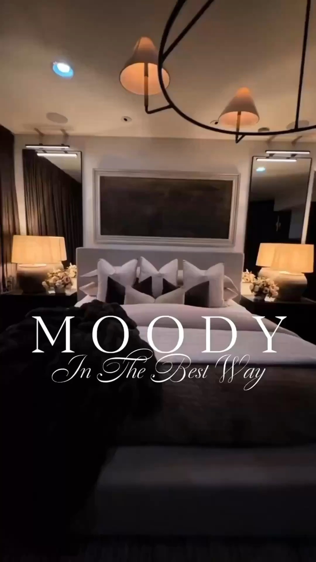 Primary bedroom vibes 🔥 A little drama, a lot of calm. Moody, soft, and quietly elevated. Just the way I love a modern bedroom to feel. Cozy textures, warm lighting, and a touch of feminine charm make this space the perfect moody retreat.

Amazon home finds
Moody bedroom
Modern bedroom
Warm lighting
Wayfair home

Summerthompsonstyles 	

#LTKSaleAlert #LTKHome