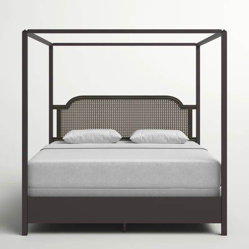 Solid Wood Low Profile Canopy Bed | Wayfair Professional