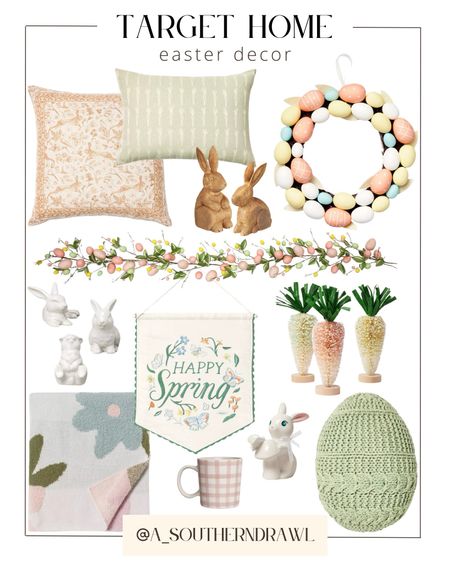 Target Easter decor!

Spring decor, easter home decor, egg wreath, Easter throw pillows, egg garland, bunny decor

#LTKfindsunder50 #LTKhome #LTKstyletip