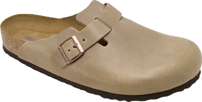Birkenstock Men's Boston Soft Footbed Suede Leather Clogs from Finish Line - Macy's | Macy's