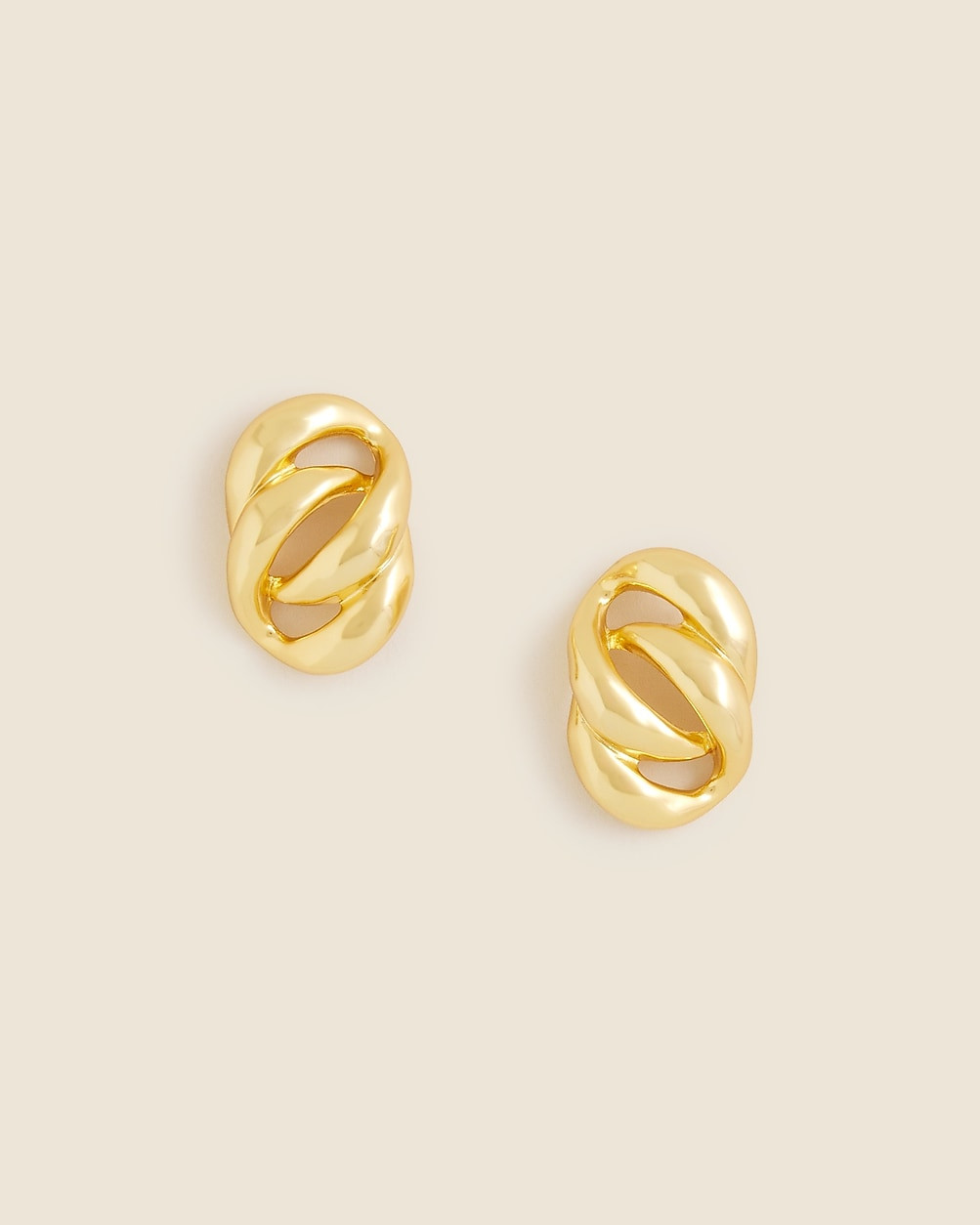 Sculptural link earrings | J. Crew US