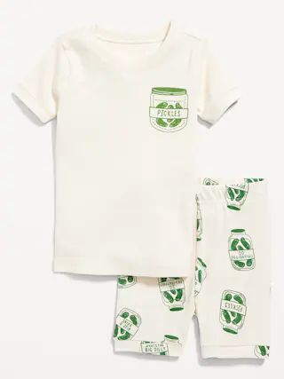 Snug-Fit Graphic Pajama Shorts Set for Toddler & Baby | Old Navy (US)