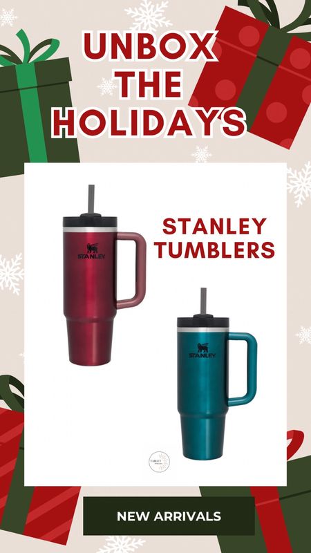Stanley Winter Holiday New Collection Limited Edition Flow Tumblers 30oz #stankey #stanleycup #stanleytumblers #holidaygifts #giftsforher #christmaslist #giftiftideas 

#LTKGiftGuide #LTKCyberWeek #LTKHoliday