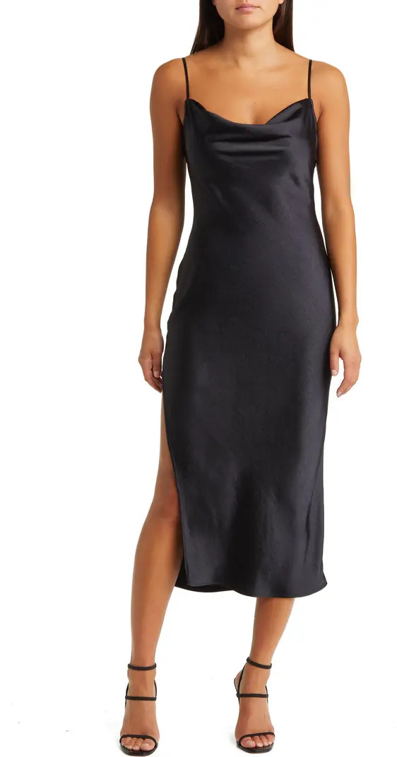 Cowl Neck Satin Slipdress | Nordstrom