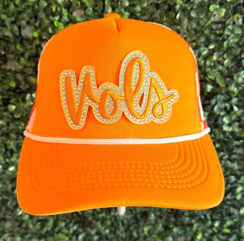 Sequined Vols Trucker Hat: Tennessee Rocky Top Football | Etsy (Global)