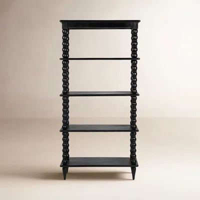 Isabel Spindle Solid Wood Tall Bookcase | Wayfair North America