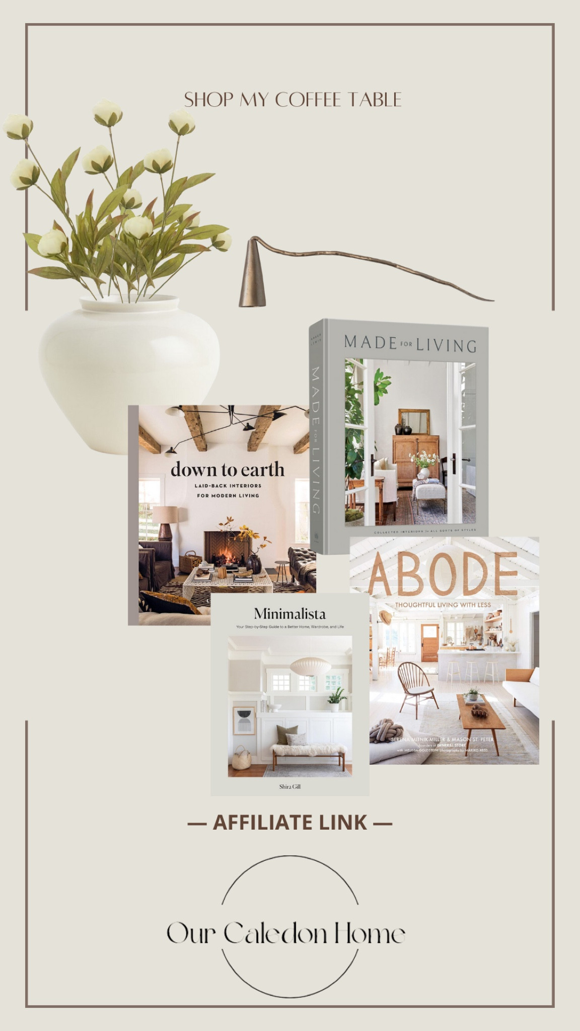 When it comes to my coffee table - I love adding layers using decor books, a vase and florals to match the current season! 

Home decor | Amazon home | Amazon home decor | H&M Home | Michaels Canada | Canadian blogger | Spring Decor | Creative Co-Op

#LTKSeasonal #LTKsalealert #LTKhome