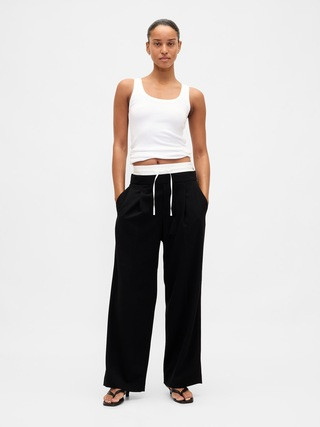 Mid Rise Double-Waist Pants | Gap (US)