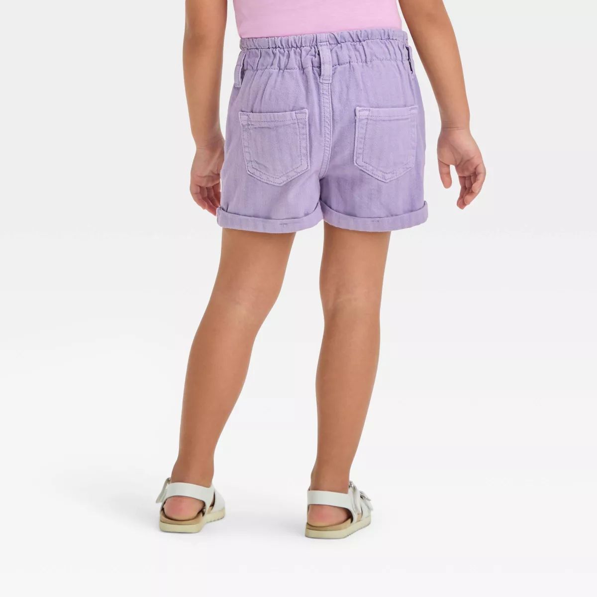 Toddler Girls' Paper Bag Shorts - Cat & Jack™ Purple | Target