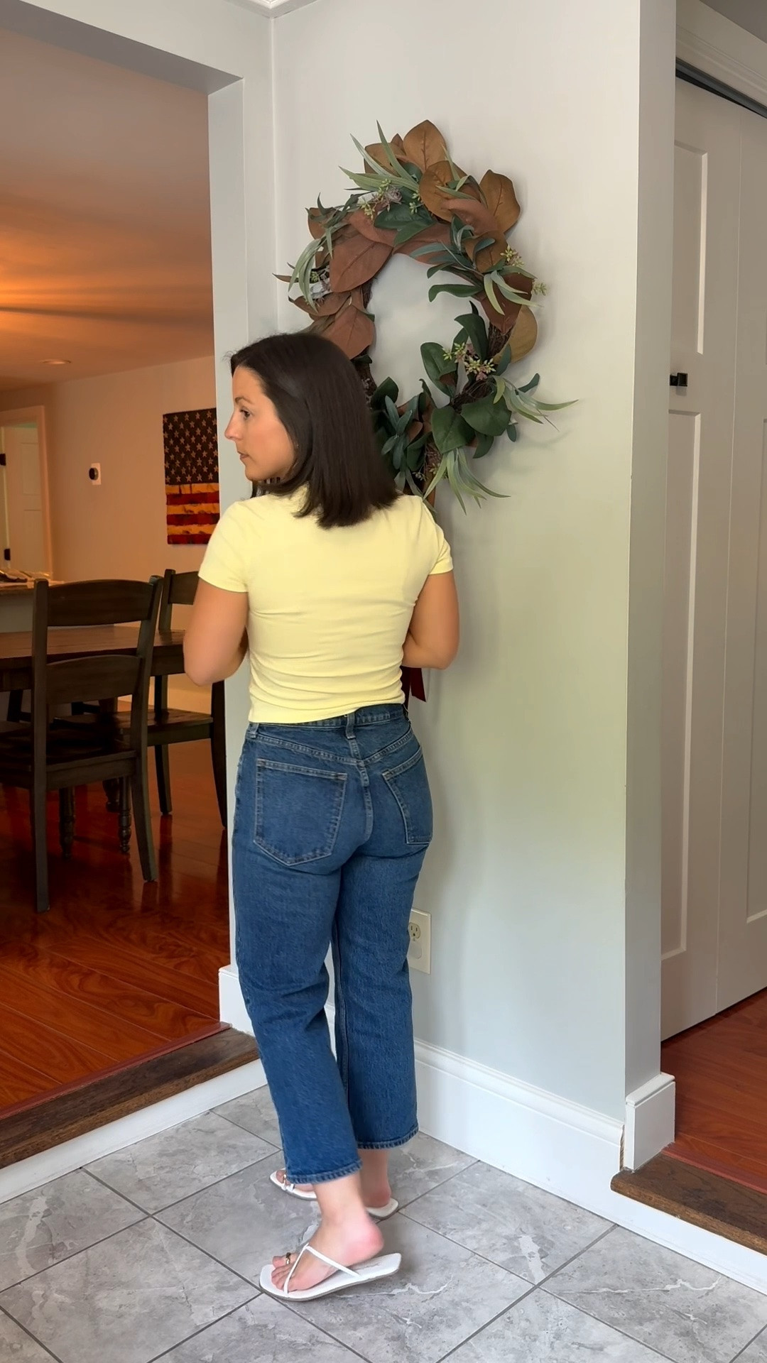 Size xs top, 26 short jeans, sandals are true to size. For reference I am: 5ft, 118lbs.

@abercrombie 
#abercrombiepartner

Casual outfits 
Petite outfits
Mom outfits
Summer outfits
Baby tee
Basic tees
Summer yellow
Cropped jeans
Petite jeans

#LTKPetite #LTKSeasonal #LTKxAbercrombie