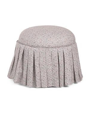 20x18 Emily Round Storage Ottoman | TJ Maxx