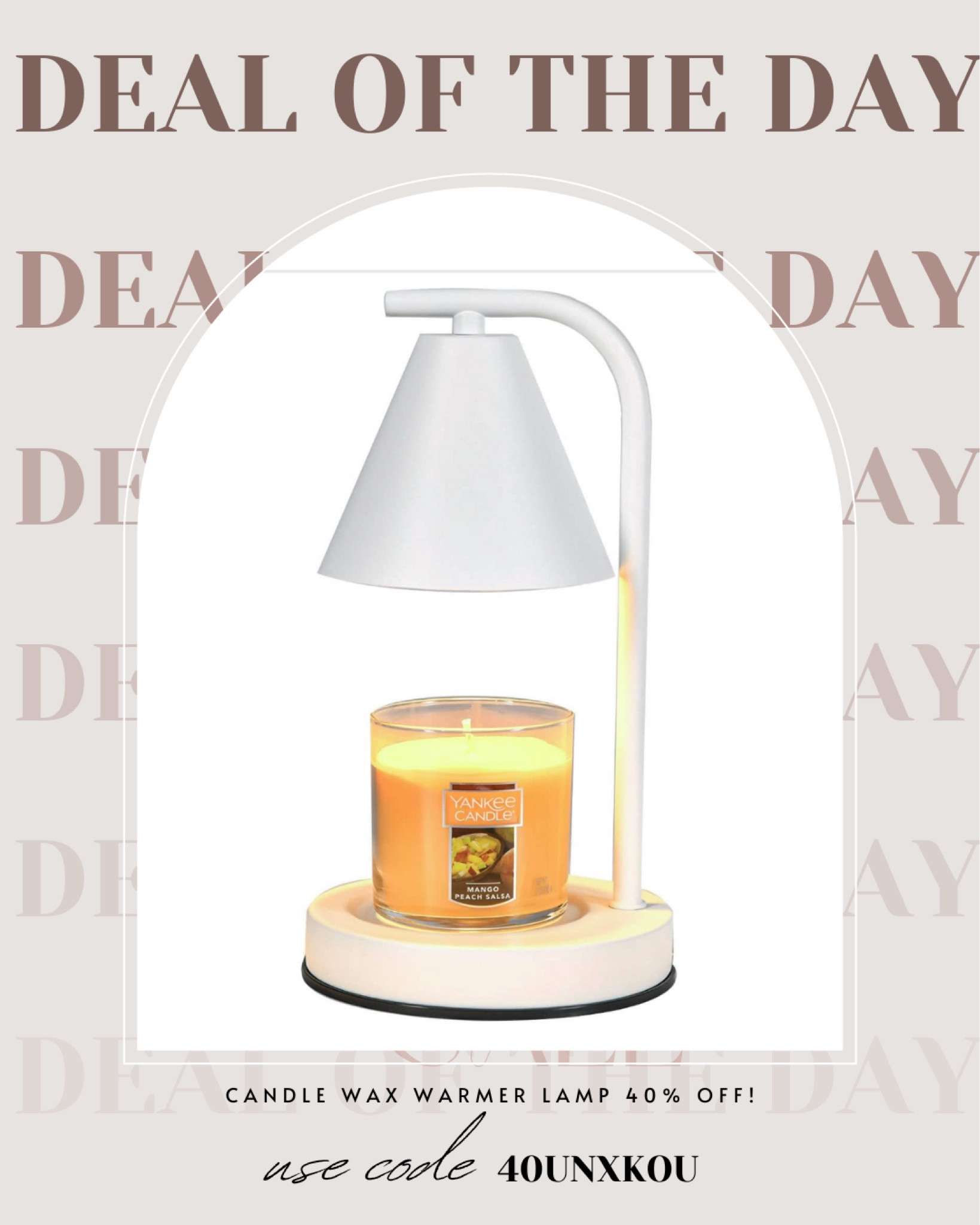 Amazon deal of the day: candle wax warmer lamp. Flame free!!

#founditonamazon #amazonfinds

#LTKhome #LTKunder50 #LTKsalealert