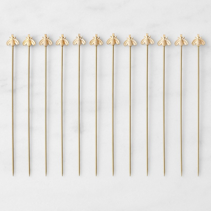 Honeycomb Charcuterie Picks, Set of 12 | Williams-Sonoma