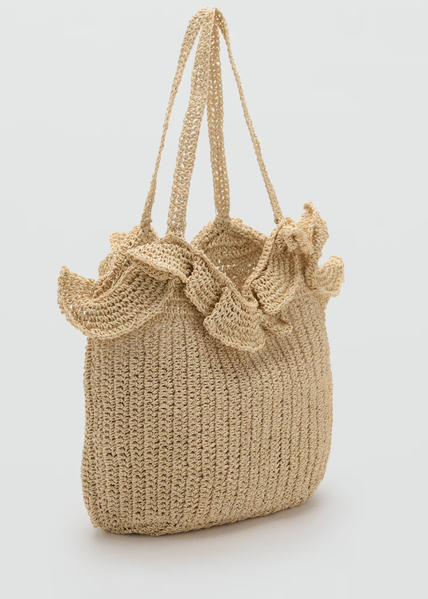 Natural fibre sack bag - Teen | MANGO USA | Mango (US/MX/AU)