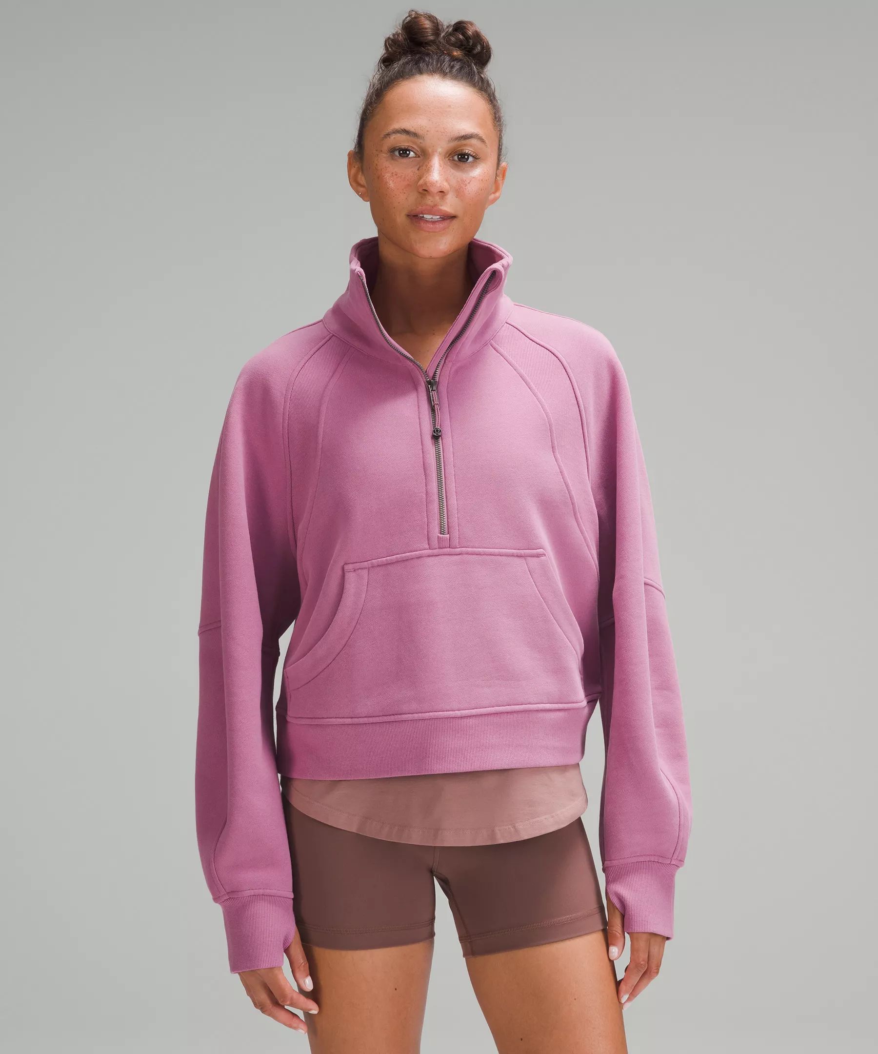 Scuba Oversized Funnel Neck Half Zip | Women's Hoodies & Sweatshirts | lululemon | Lululemon (US)