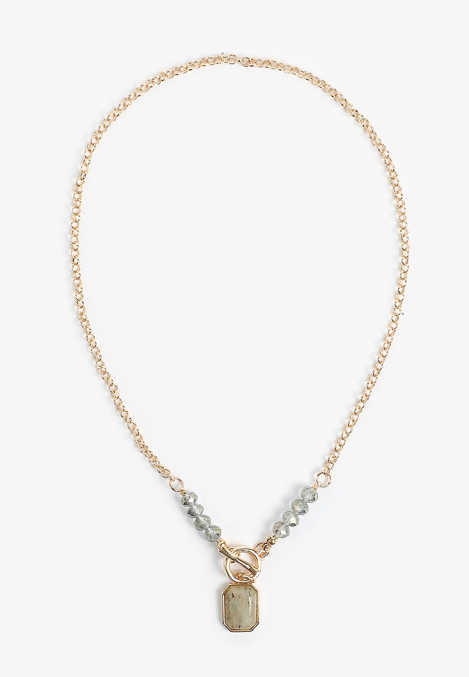 Genuine Stone Pendant Necklace | Maurices