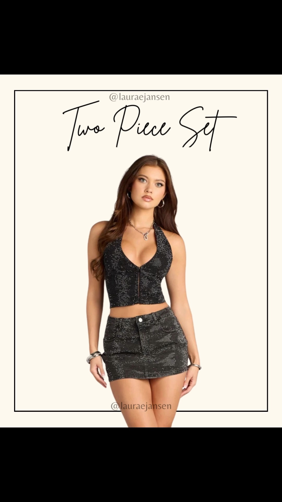 Rhinestone two piece set

#LTKMidsize #LTKFindsUnder50 #LTKPlusSize