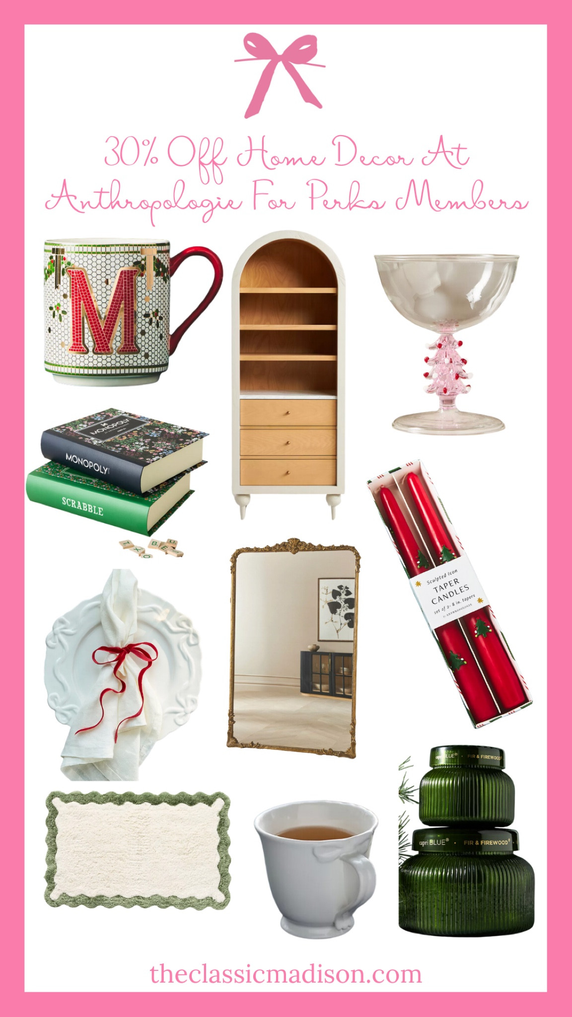🎀 Perks members, it’s time to deck the halls! Anthropologie is offering 30% off stunning home decor. From cozy mugs to statement mirrors, elevate your holiday vibes. ✨ Tap to shop your favorites now! #AnthropologieSale #HomeDecorGoals #BlackFridayDeals

#LTKHome #LTKCyberWeek #LTKSaleAlert