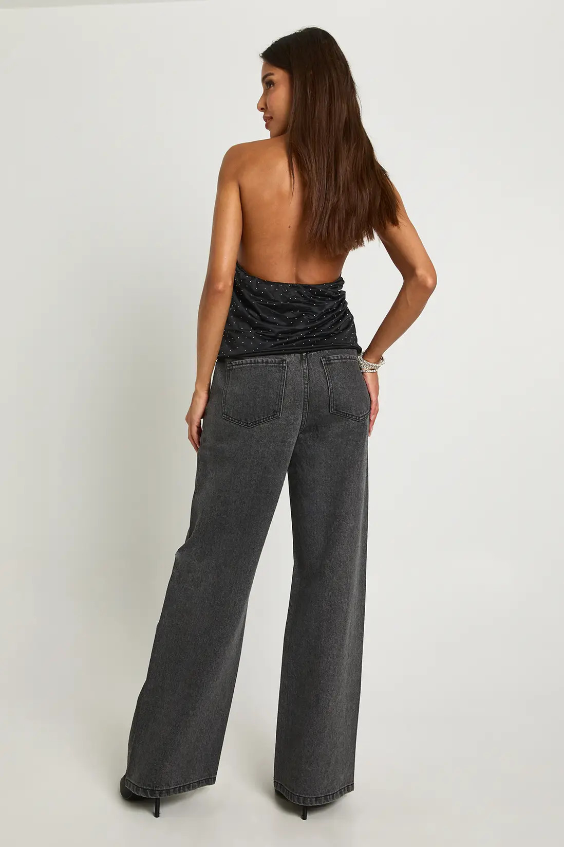 Embellished Wide Leg Jean | Boohoo.com (UK & IE)