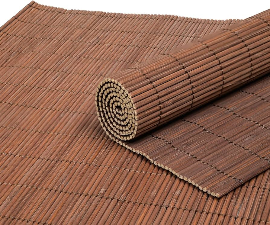 Mysummer 2PCS Placemats for Dining Table Bamboo Placemats Eco Friendly Placemats Heat Insulation ... | Amazon (UK)