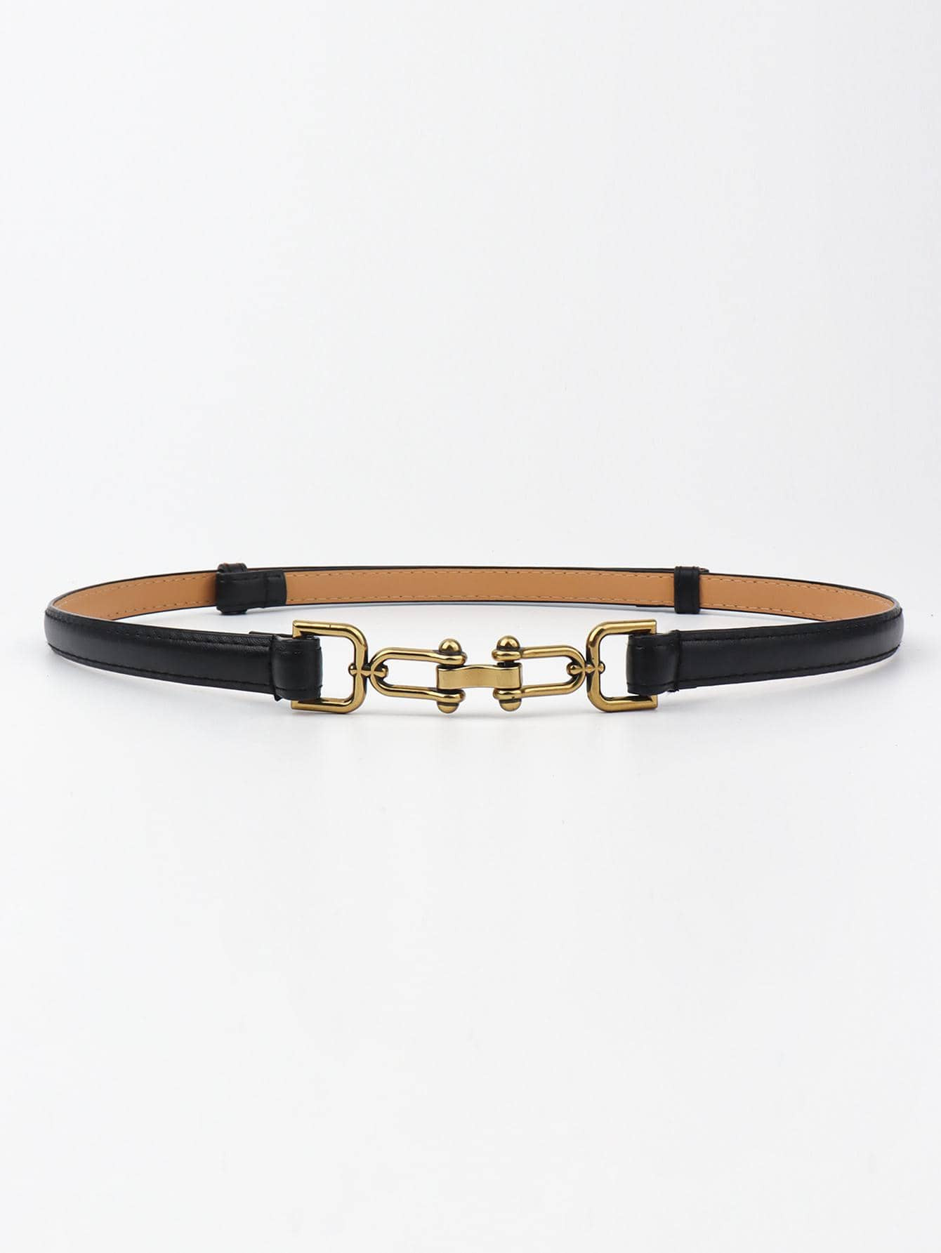 1pc Women Geo Buckle Skinny Belt | SHEIN