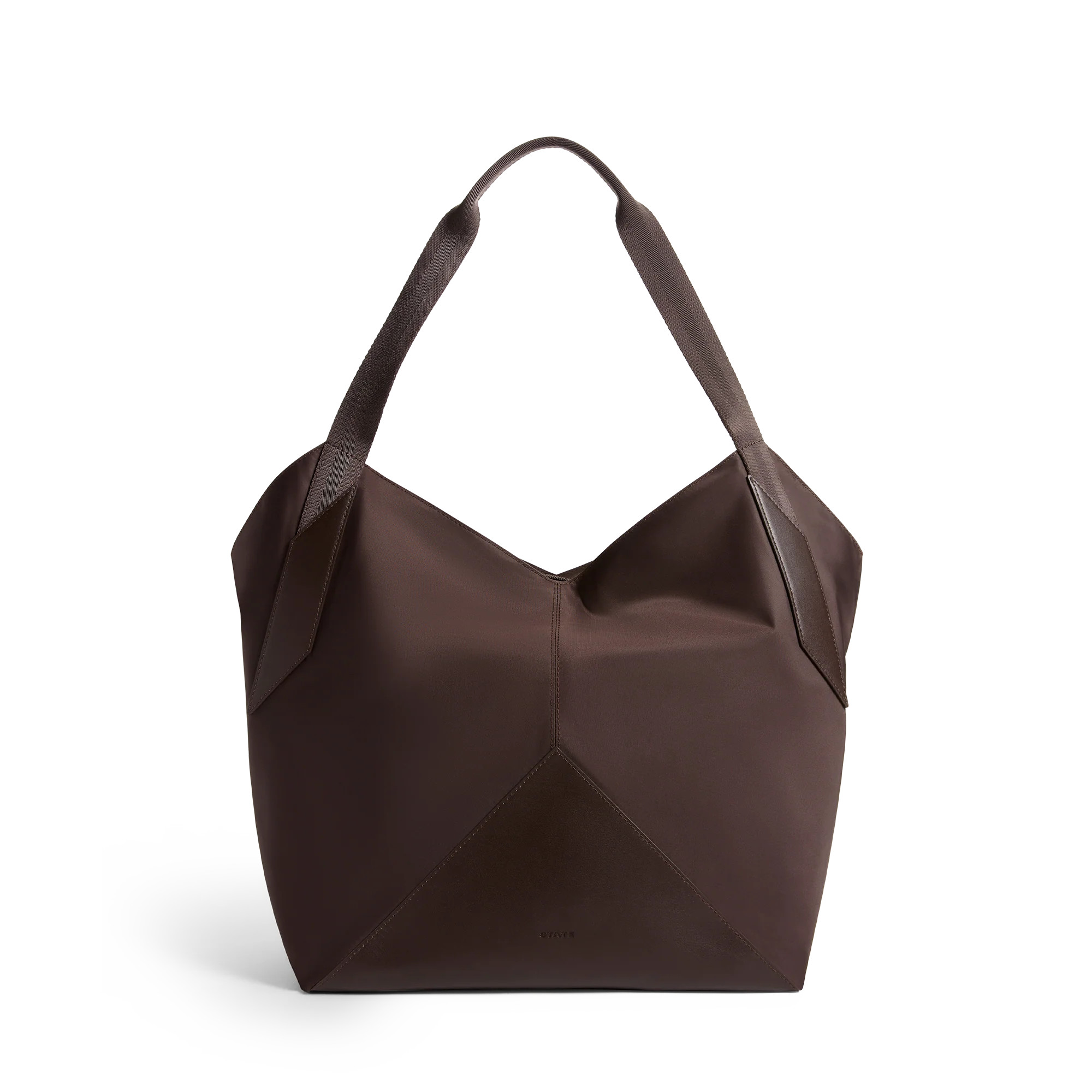 STATE Bags | Beverly Tote Recycled Nylon Brown | STATE Bags