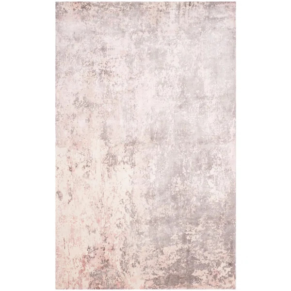 Mcelroy Abstract Hand-Woven Flatweave Pink Area Rug | Wayfair North America