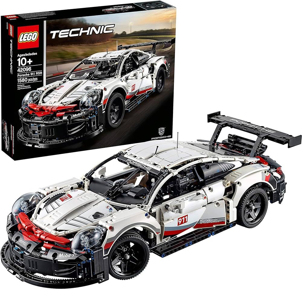 LEGO Technic Porsche 911 RSR Race Car Model Building Kit 42096, Advanced Replica, Exclusive Colle... | Amazon (US)