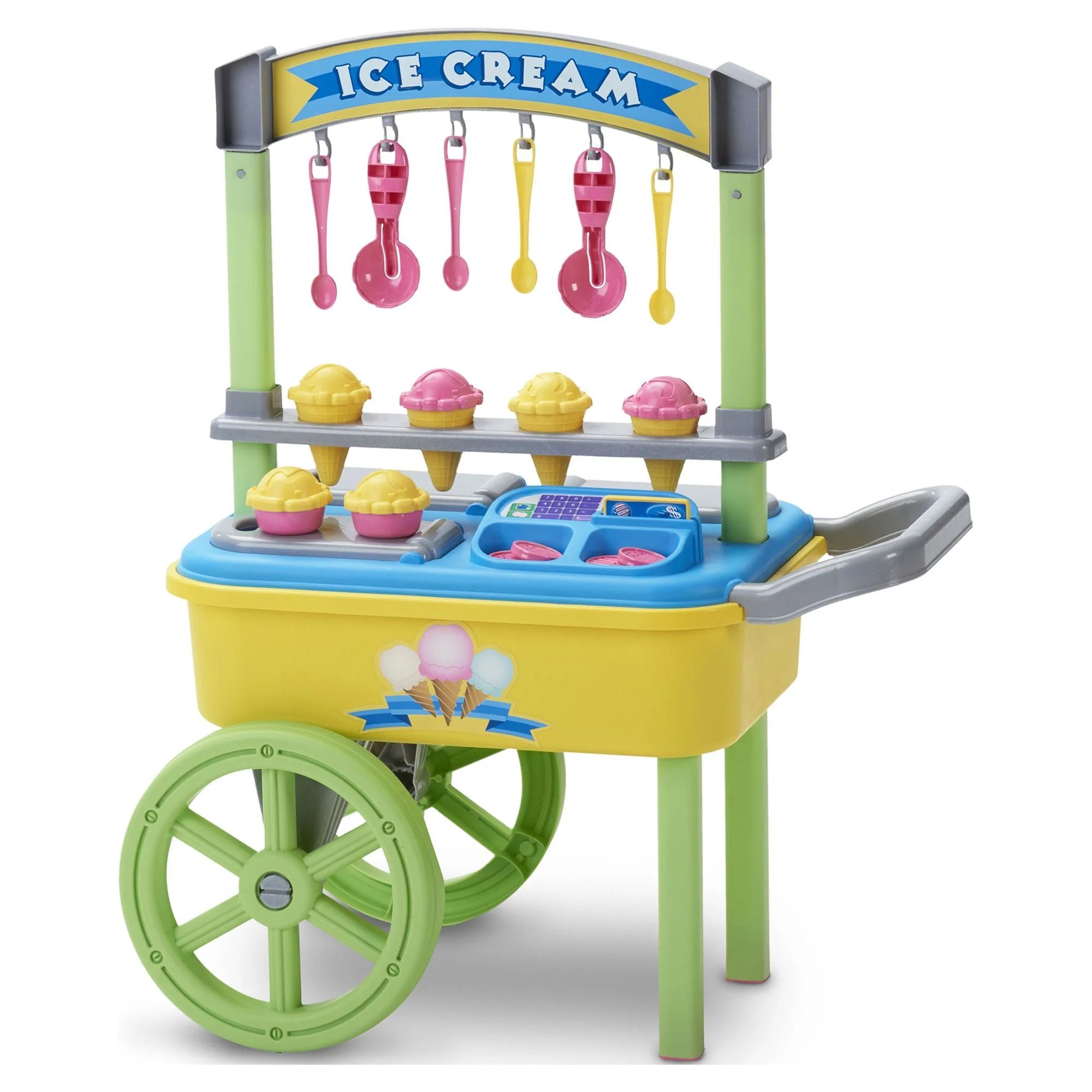 American Plastic Toys My Very Own Ice Cream Cart Set for Kids | Walmart (US)