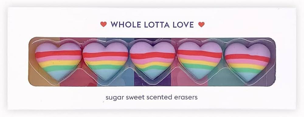 Snifty SPE005 Whole Lotta Love Scented Eraser, Set of 5 | Amazon (US)