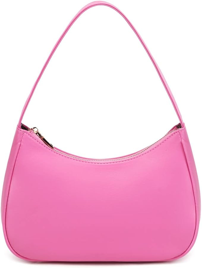 CYHTWSDJ Shoulder Bags for Women, Cute Hobo Tote Handbag Mini Clutch Purse with Zipper Closure | Amazon (US)