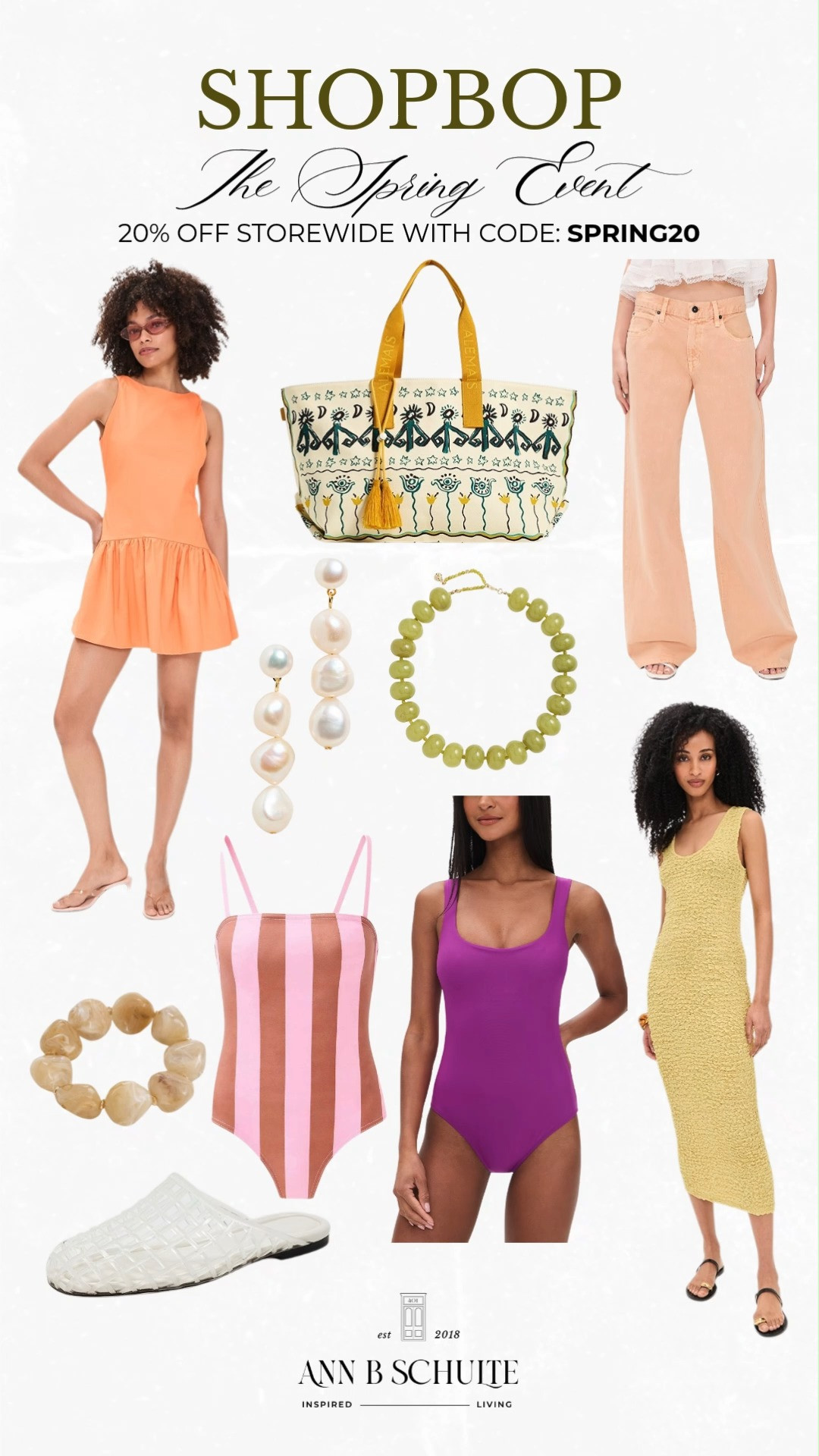 Spring just called it’s telling you to refresh your wardrobe while Shopbop’s 20% OFF Storewide SPRING EVENT is still blooming with Code: SPRING20! 🌸🛍️✨
#ShopbopStyle #SpringEvent #OOTDInspo #SpringWardrobe #ShopTheLook #StyleEdit #FashionFinds #WardrobeRefresh #SpringTrend #LTKSaleAlert 

 #LTKootd #LTKSaleAlert