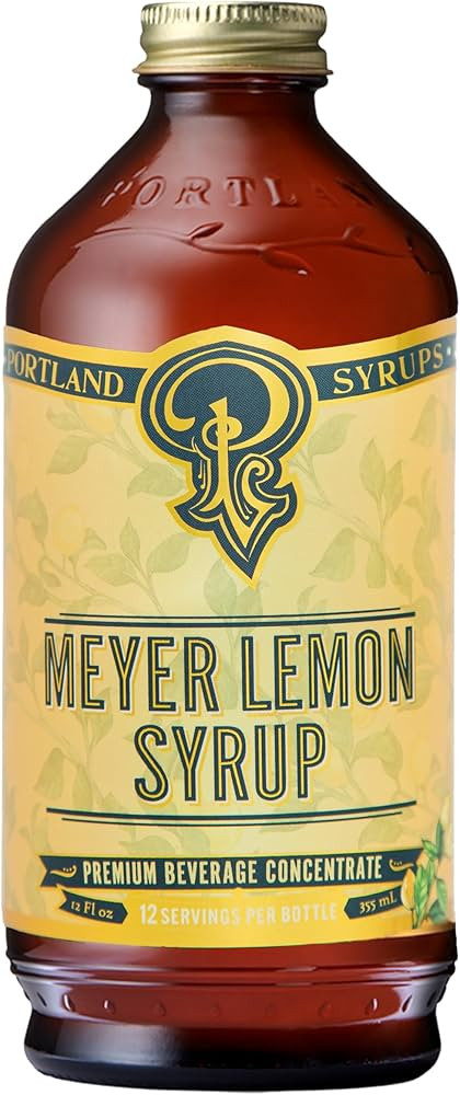 Portland Syrups Meyer Lemon Syrup - Premium Beverage Concentrate for Delicious Cocktails, Tea, So... | Amazon (US)