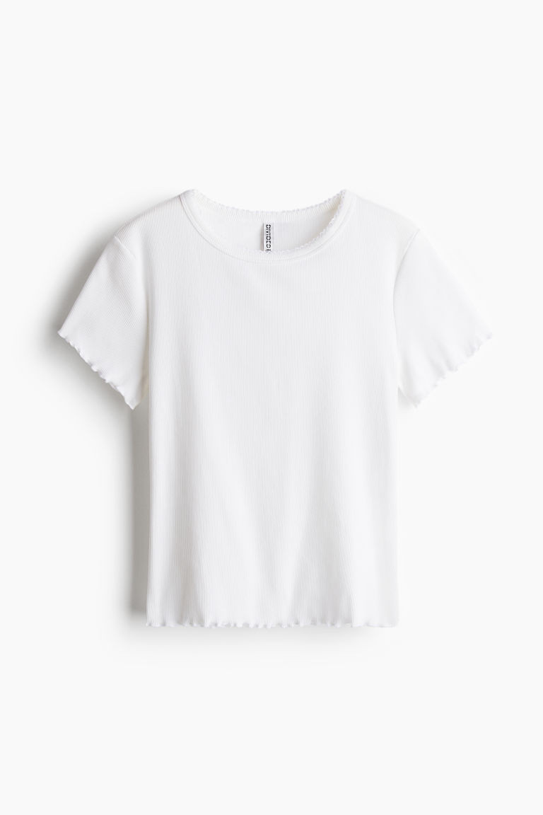 Overlocked Trim T-Shirt | H&M (US + CA)