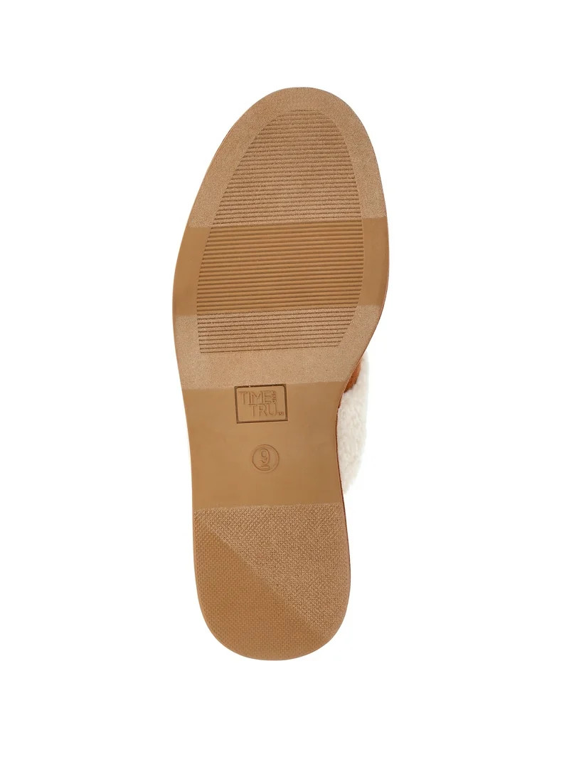 Time and Tru Women's Faux Shearling Wedge Clogs | Walmart (US)
