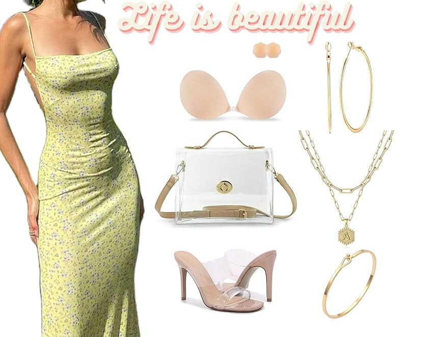 Women Y2k Floral Print Spaghetti Strap Backless Dress Long Bodycon Split Cami Dress Sleeveless Ho... | Amazon (US)