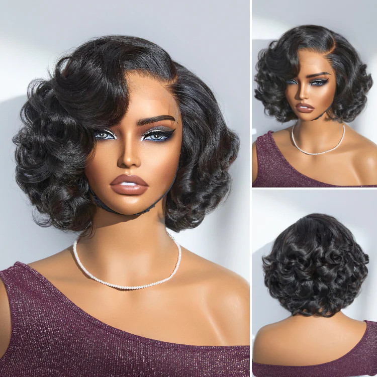 1 SEC INSTALL WIG | Mature Boss Brown Ombre Highlight / Natural Black | Luvmehair