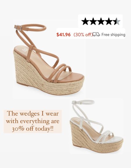 Wedges. Summer sandals. Summer style. Sale shoes. Shoe sale. Nordstrom. Wedge sandals  

#LTKSeasonal #LTKshoecrush #LTKsalealert
