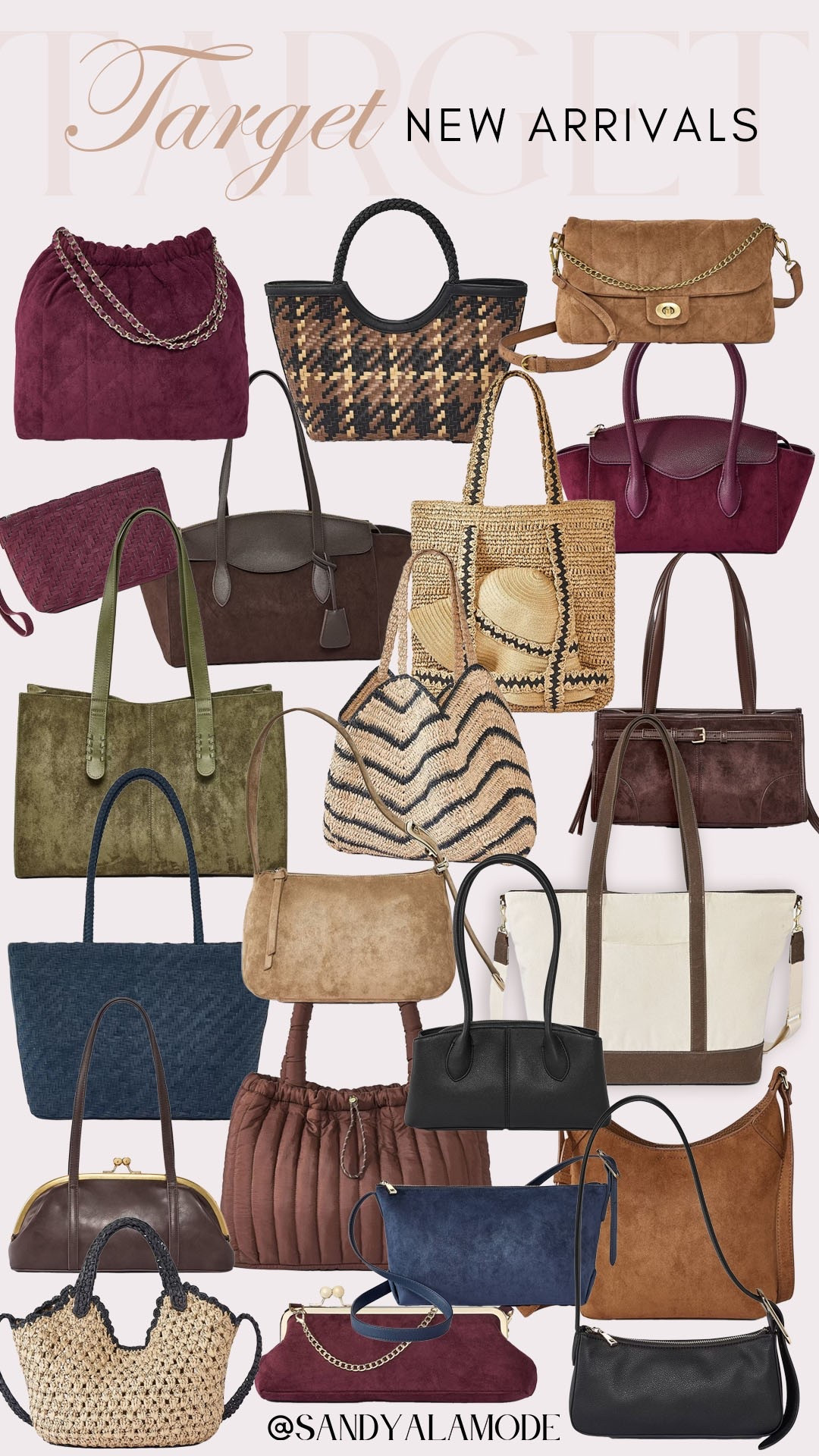 Target new arrivals. Target finds. Target fashion. Target fall style. Target fall handbag.

#LTKootd #LTKSeasonal #LTKgrwm