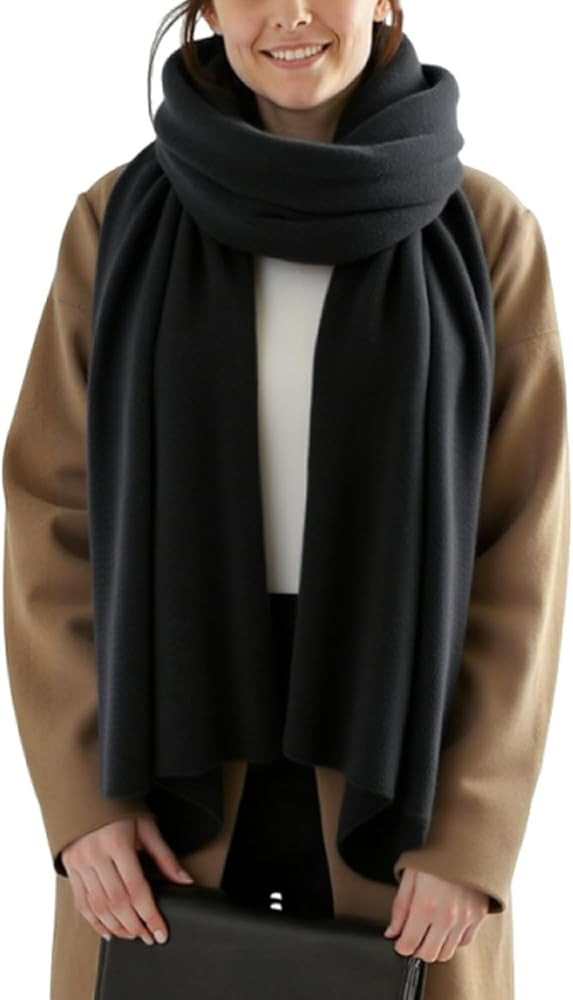 Womens Winter Scarf Long Soft Chunky Scarves Warm Blanket Oversized Shawl Wraps | Amazon (US)