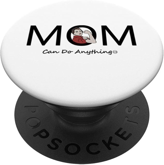Mom Can Do Anything Logo PopSocket PopSockets Grip and Stand for Phones and Tablets | Amazon (US)