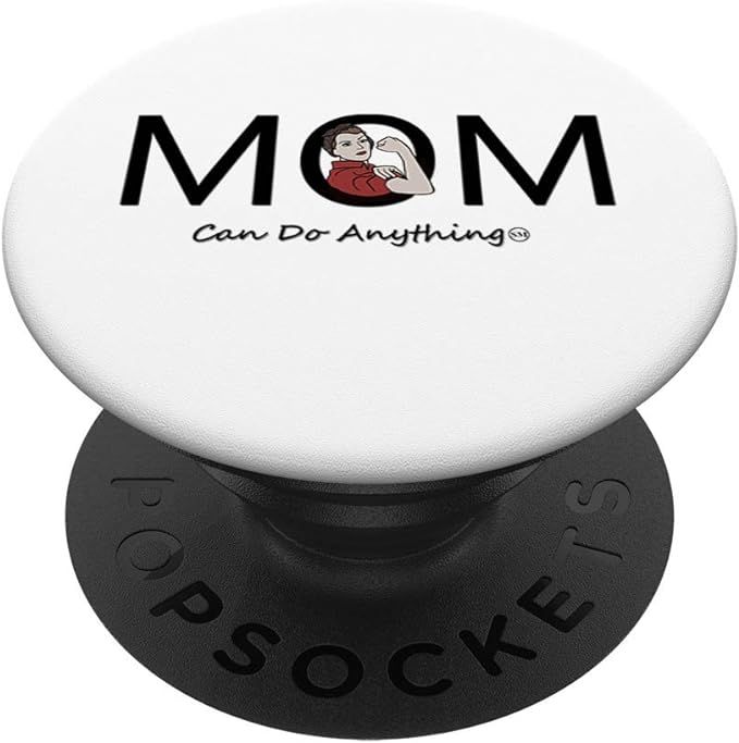 Mom Can Do Anything Logo PopSocket PopSockets Grip and Stand for Phones and Tablets | Amazon (US)