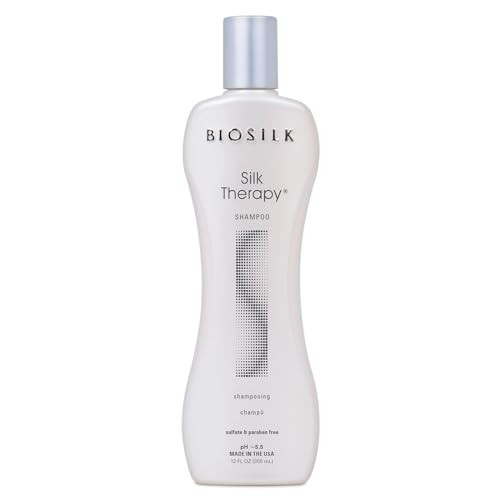 BioSilk Silk Therapy Shampoo, Gentle Hair Cleanser Delivers Healthy & Shiny Hair, Great For All Hair Types, Sulfate, Paraben, & Cruelty-Free, 12 Oz | Amazon (US)