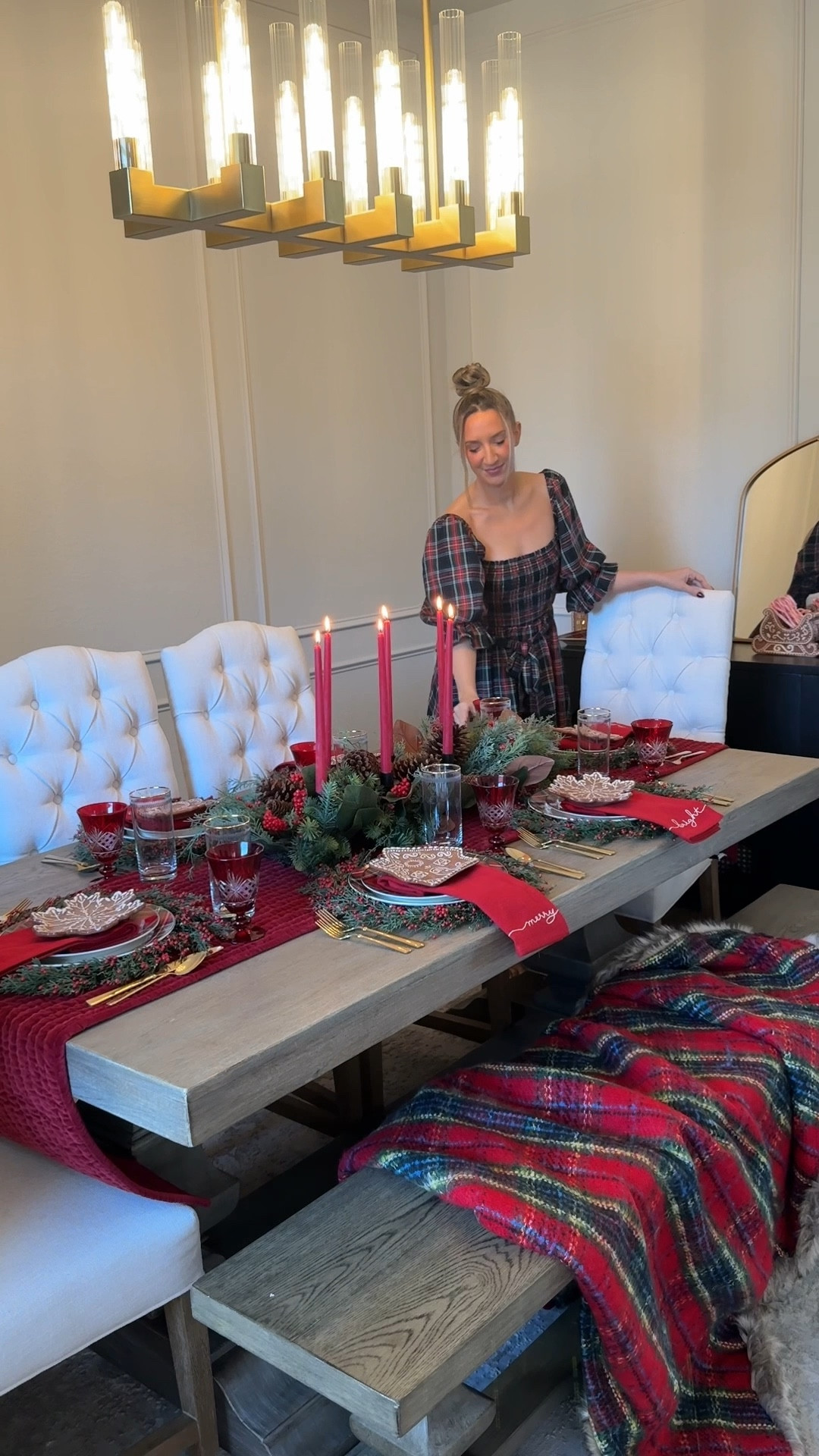 Christmas tablescape

Christmas dinner, christmas decor, christmas dress

#LTKSeasonal #LTKHoliday