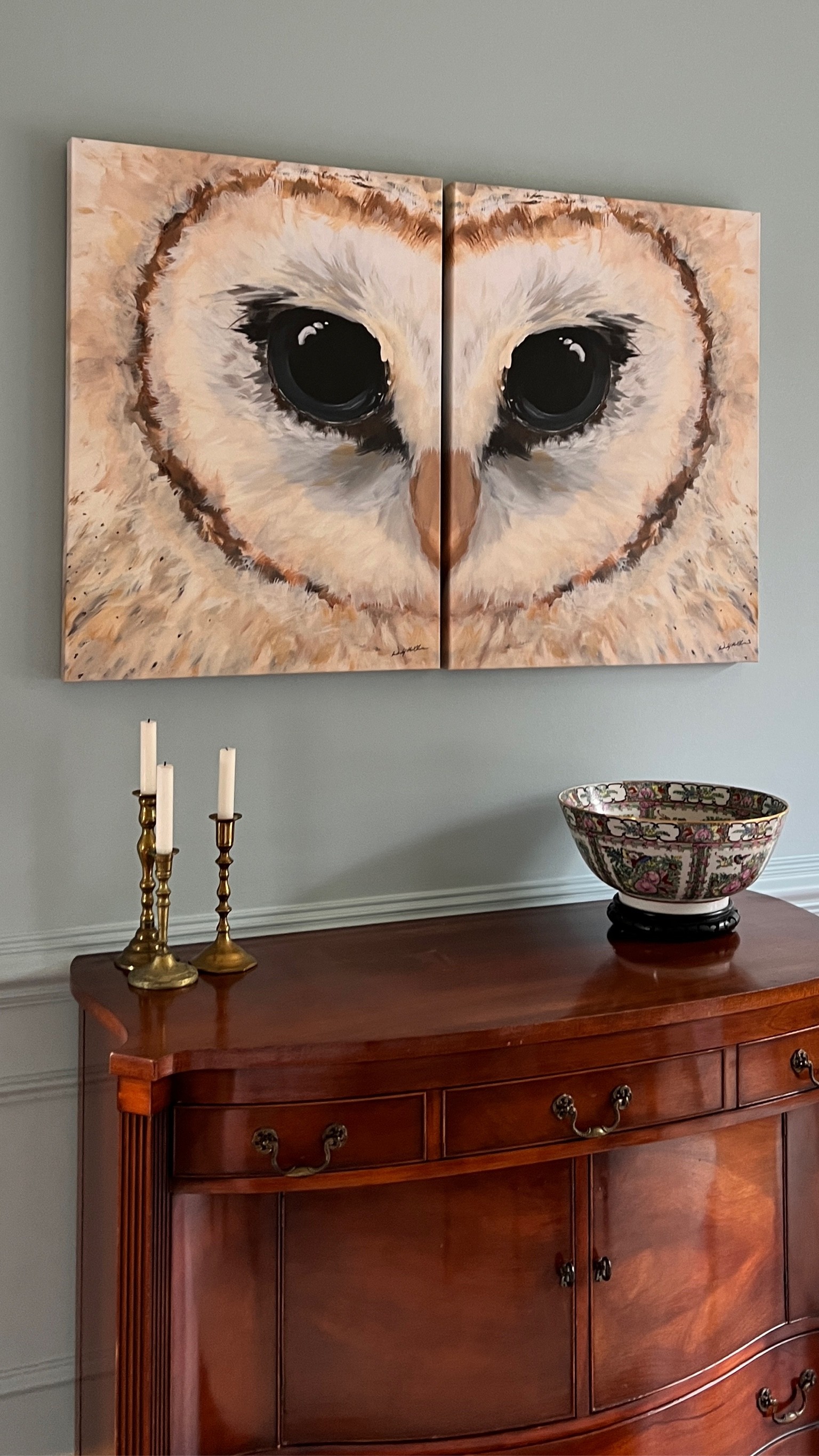 Beatrice the owl. Artwork. Present. Sale on art. Animal prints. Dining room decor  

#LTKhome #LTKsalealert #LTKHoliday